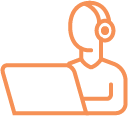 Man using laptop